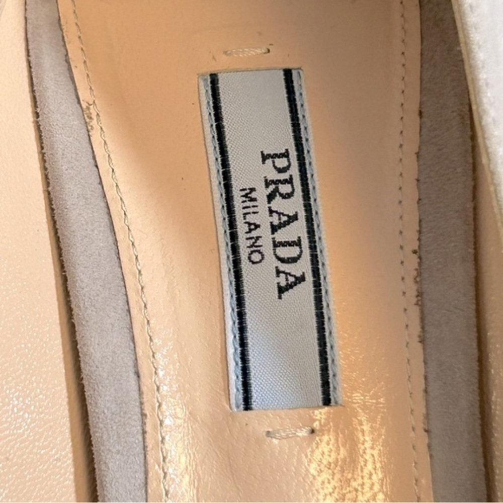 Prada Grey Suede Heels Size 41.5 or US 11.5 - Picture 9 of 9